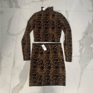 Express Leopard Print Set Size Small-Never worn